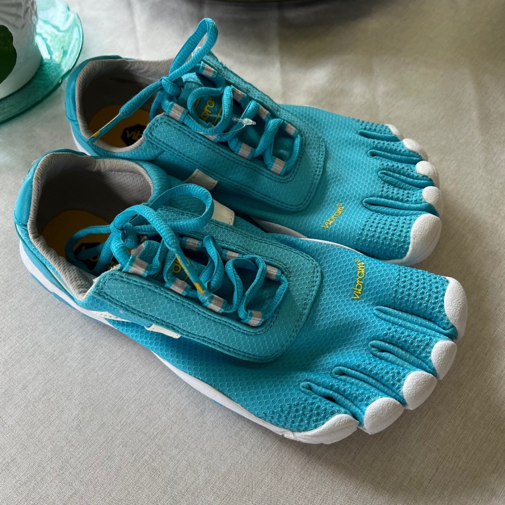 Vibram FiveFingers Speed Womens 39 Teal Blue Barefoot Running Shoes 13W5704 US8